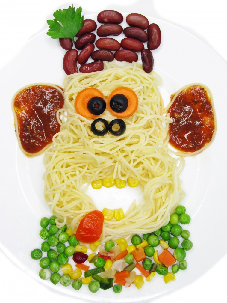Monkey-shaped pasta
