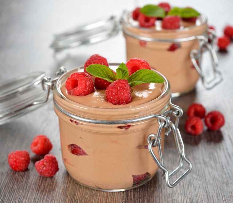 Raspberry Parfait Chocolate Mousse Recipe