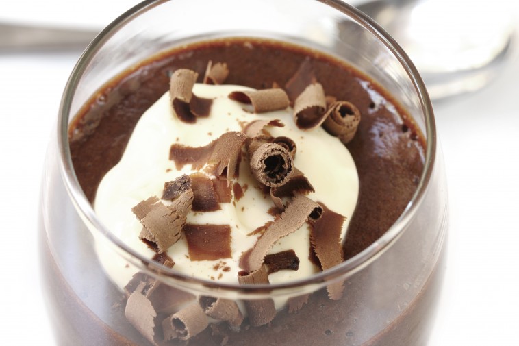 Homemade Chocolate Pudding with Cream Recipe