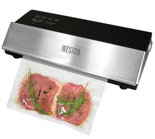 Weston 65-0501-W Vacuum Sealer Review - This commercial-grade vacuum sealer can also marinade meats in just a couple of minutes (as opposed to hours or even overnight)